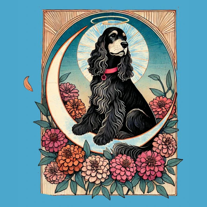 Schwarzer Cocker Spaniel