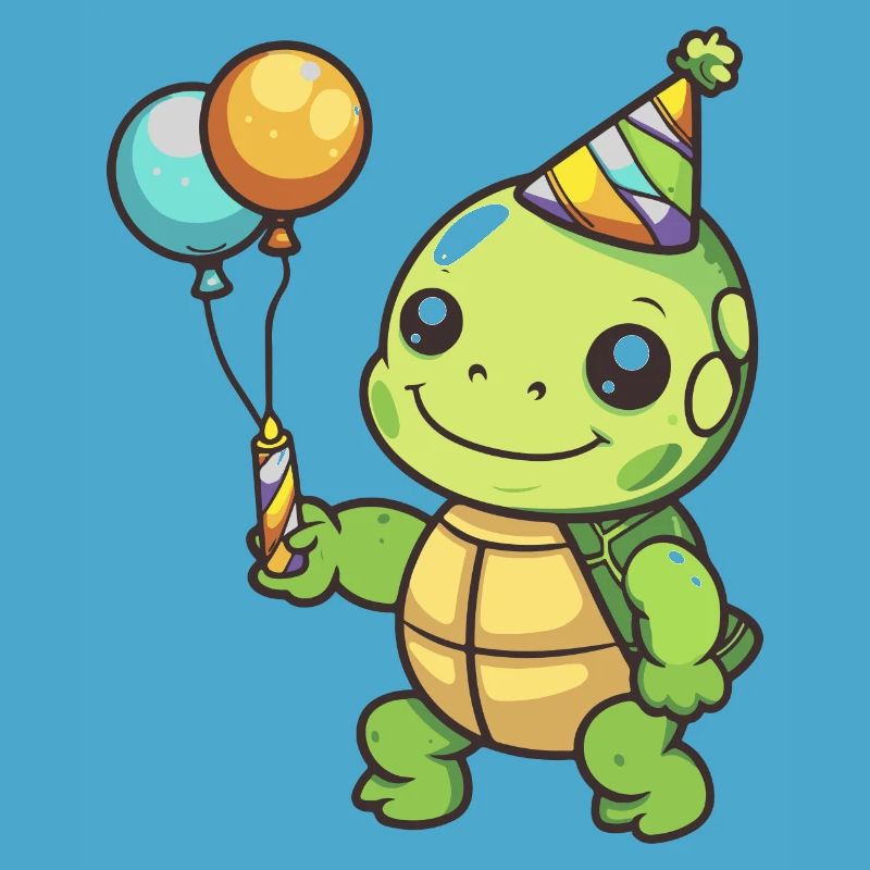 Turtle Birthday Comic