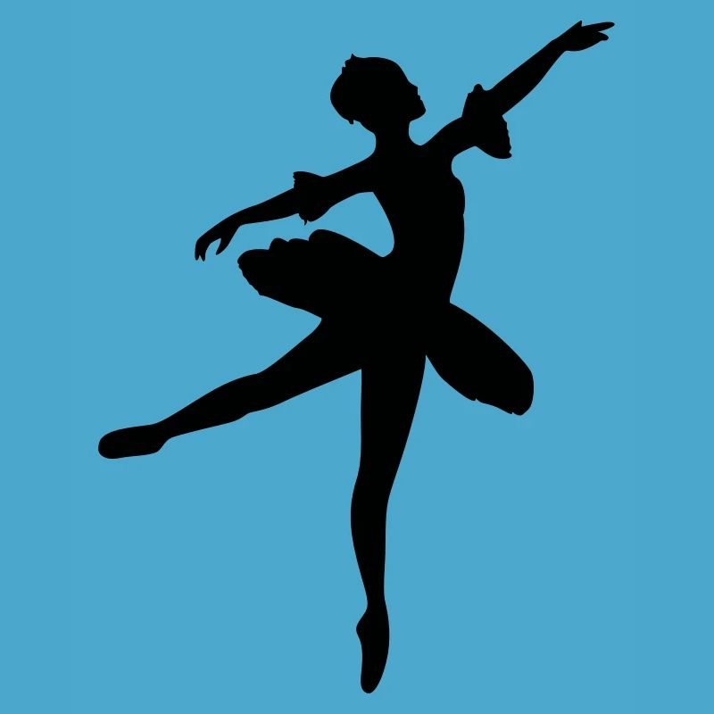 Vector Ballet dancer Silhouette