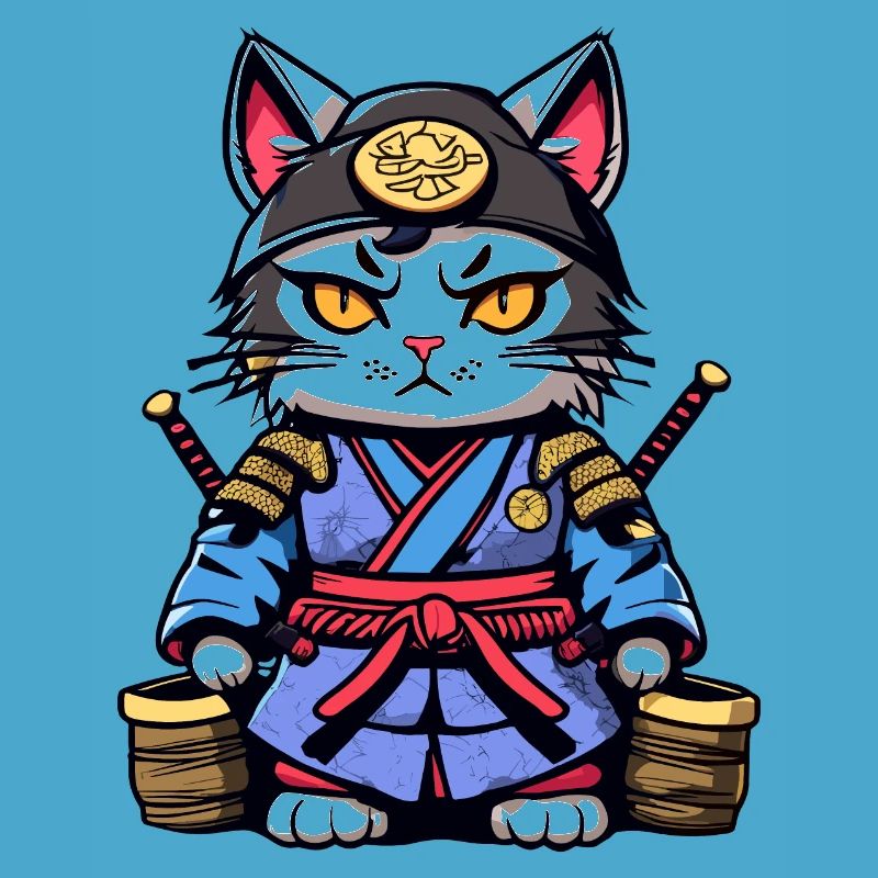 Samurai Cat #23