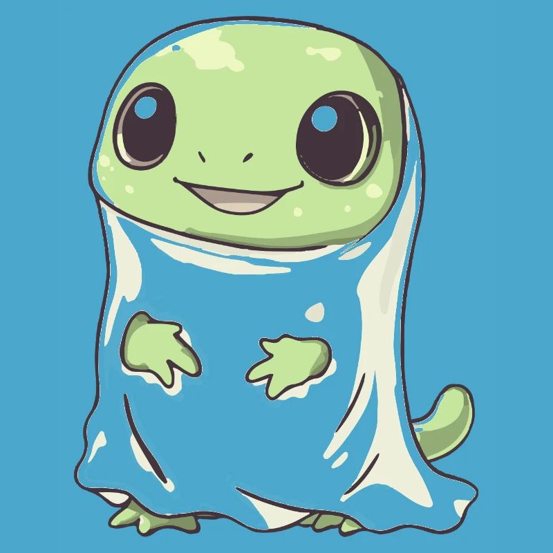 Echse Halloween Comic Geist