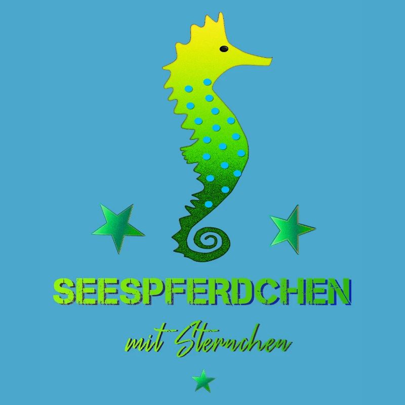Seepferdchen mit Sternchen Schwimmabzeichen