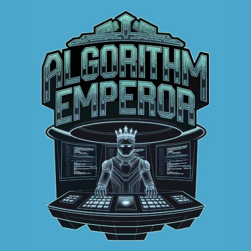 Algorithme Empereur Cyber Roi Tech Artwork