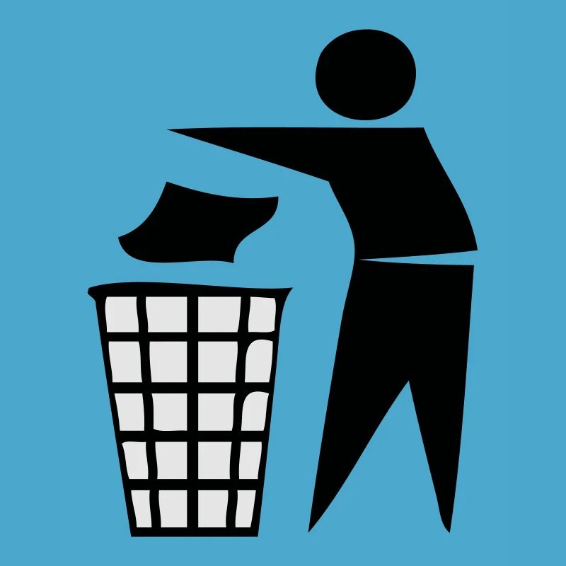 éclaircir, des déchets, plus mülleimer, nettoyer,