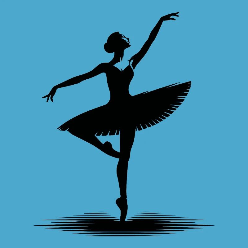 Conception de danse esthétique avec pose classique