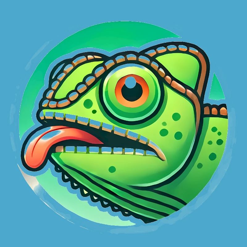 Conception originale de l’insigne de puissance caméléon
