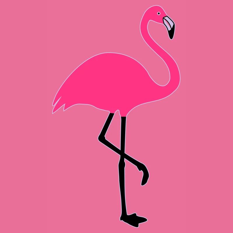 Flamingo summer sun beach