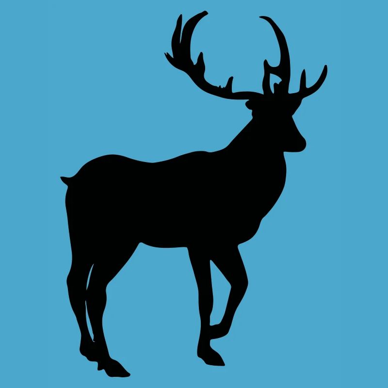 Hirsch Silhouette Vector Gift Idea