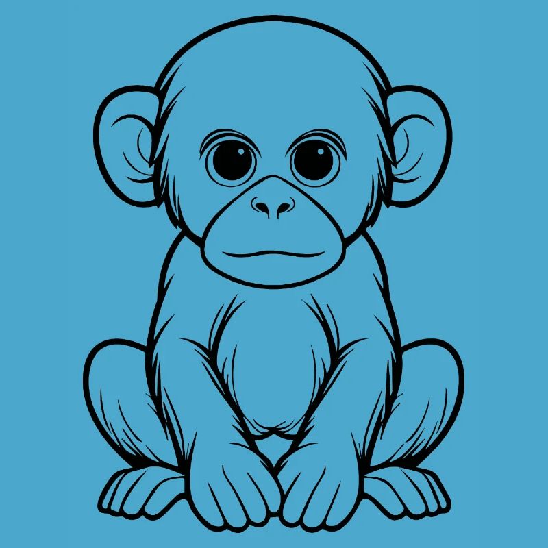 Monkey Monkey Monkey Face Jungle