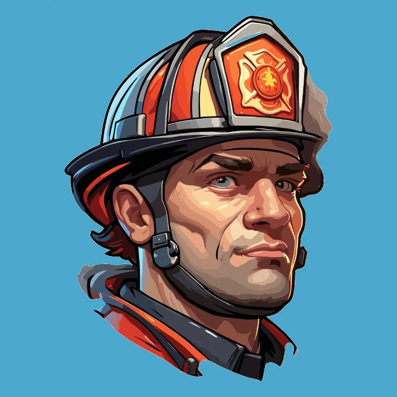 Firefighter / Fire / Fire / Extinguish / Hero