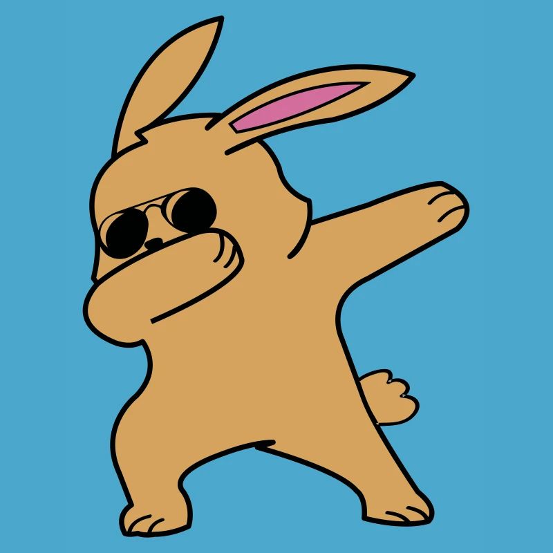 dabbing rabbit