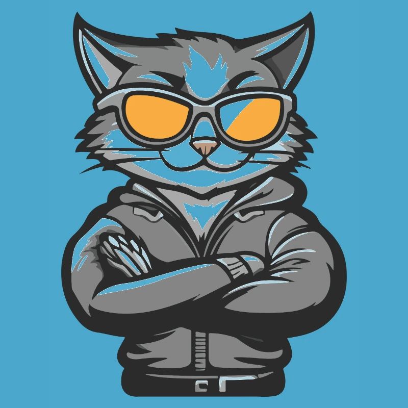 Katze Comic Cool