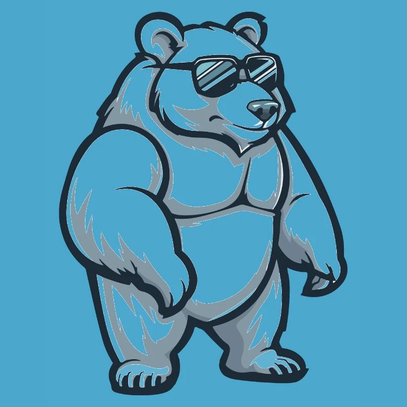 Polar Bear Comic Cool