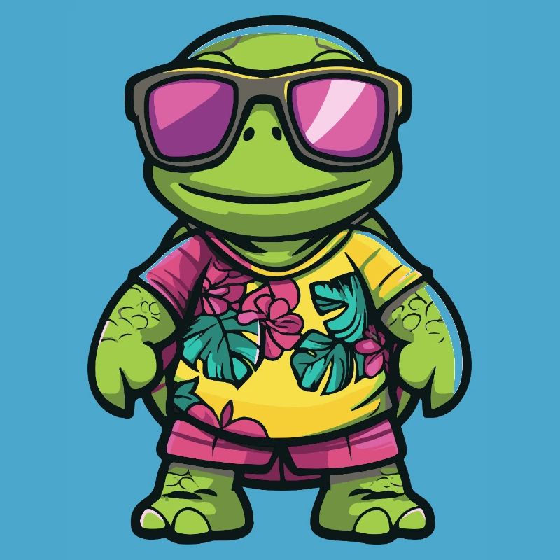 Turtle Comic Holiday