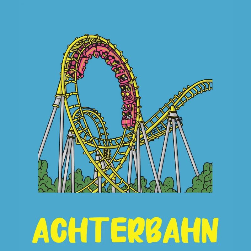 Achterbahn Freizeitpark Roller Coaster