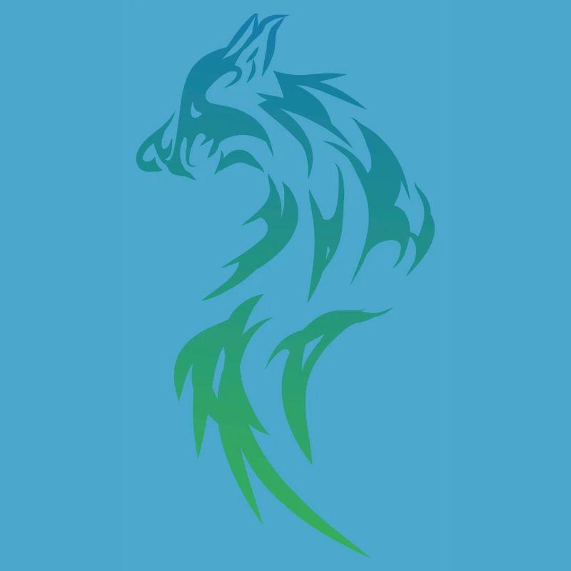 Wolfsilhoutte