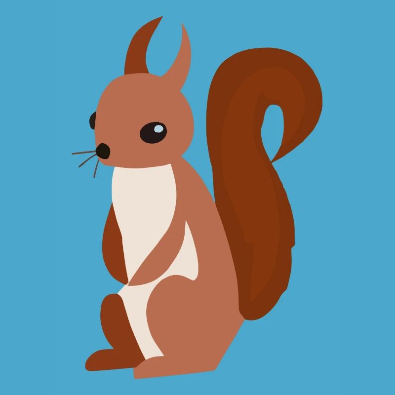 Eichhörnchen Illustration Geschenkidee