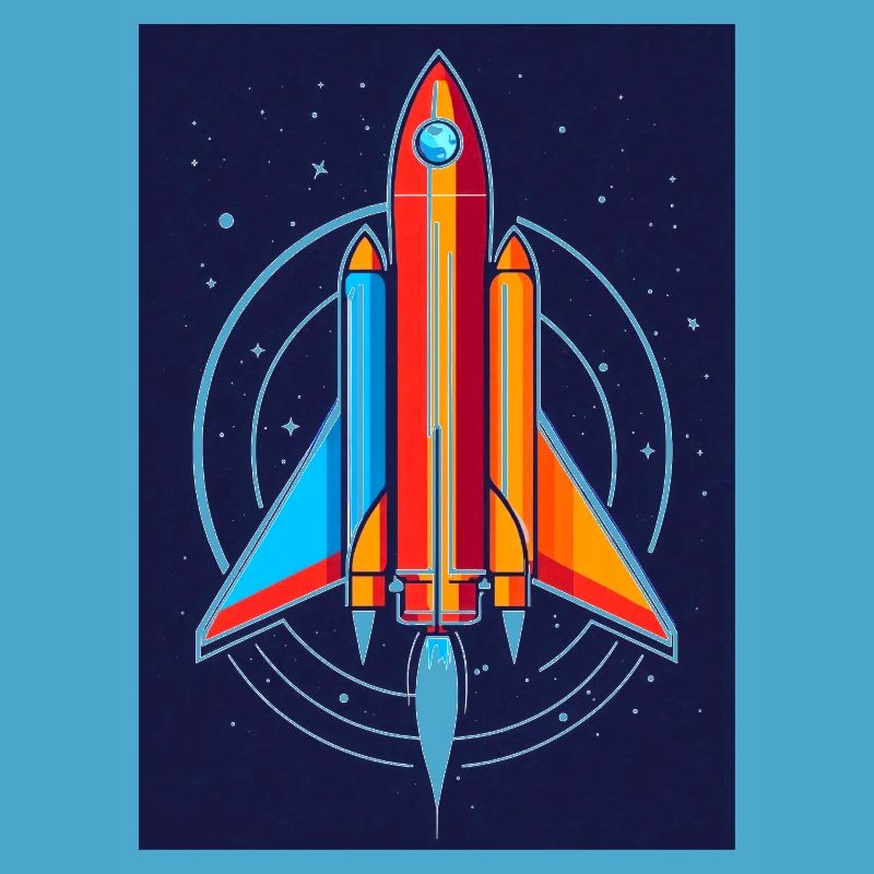 Fusée conquête spatiale