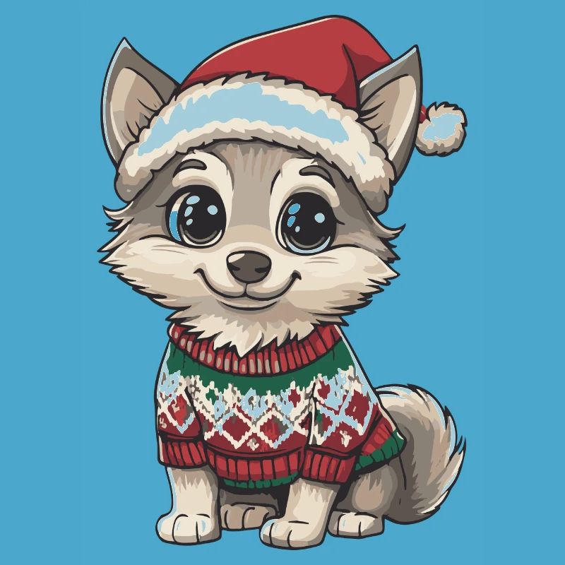 Wolf Weihnachten Comic