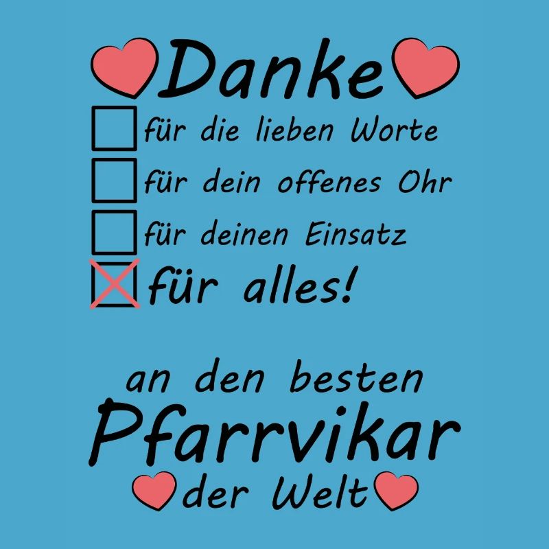 Pfarrvikar Danke sagen Abschied Abschiedsgeschenk