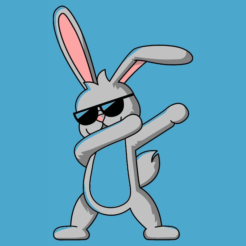 Dabbing Rabbit - Drôle de dab dance Easter Design