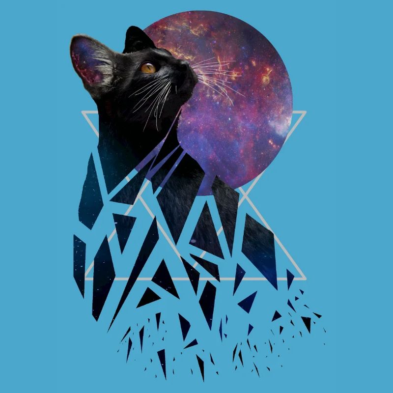 Chat de l’espace - série d’animaux de l’espace