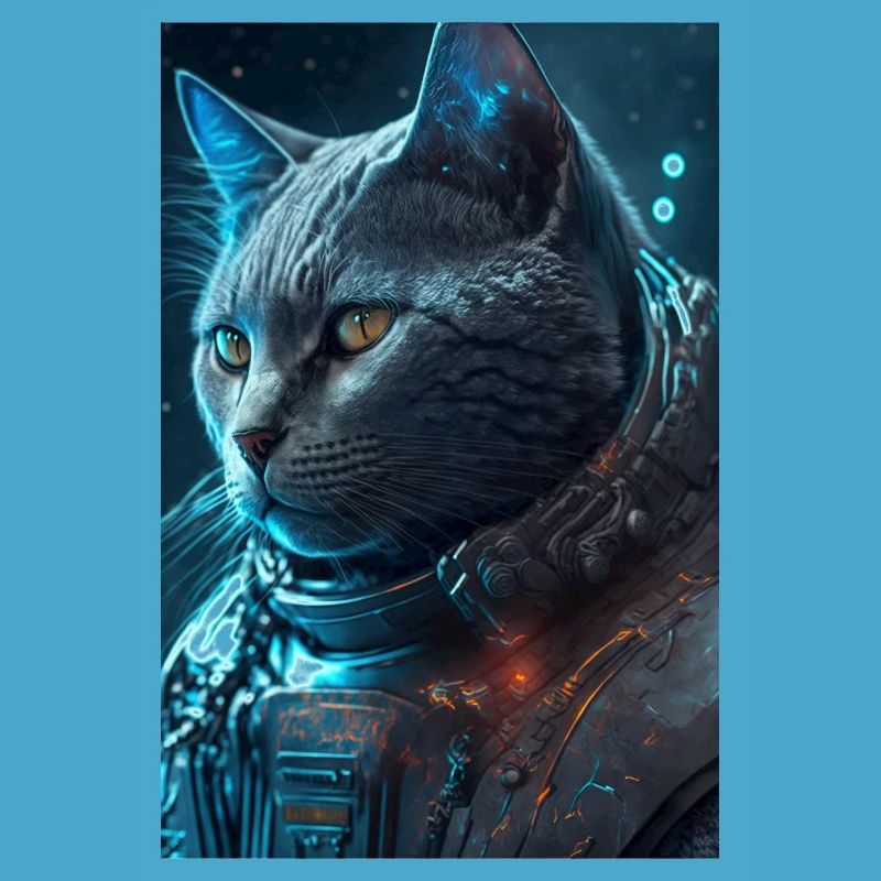 Chat dans l’espace