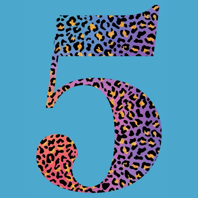 5e anniversaire léopard
