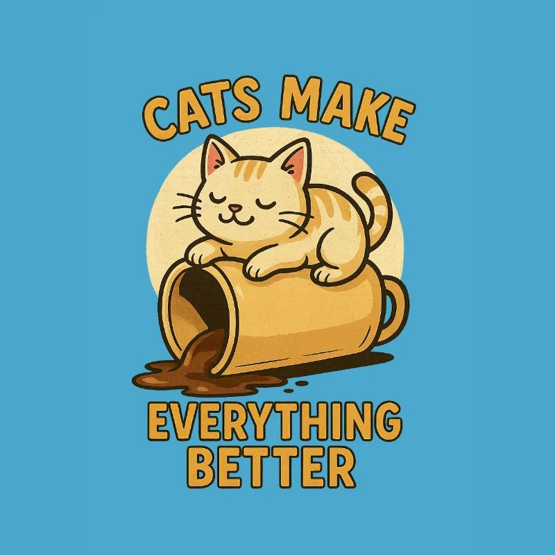 cats make everything better