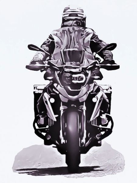 GS Motorradfahrer black