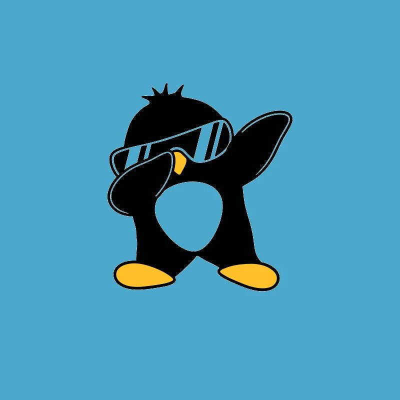Kindness Is Cool Dabbing Dab Dance Geste Pinguin