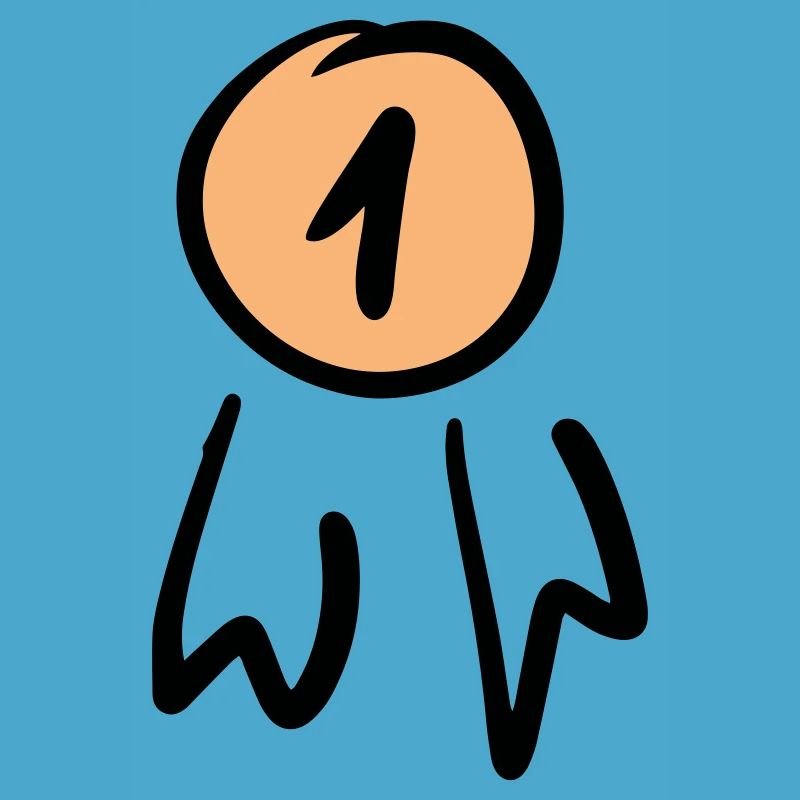 Premier badge / commande. Griffonner.