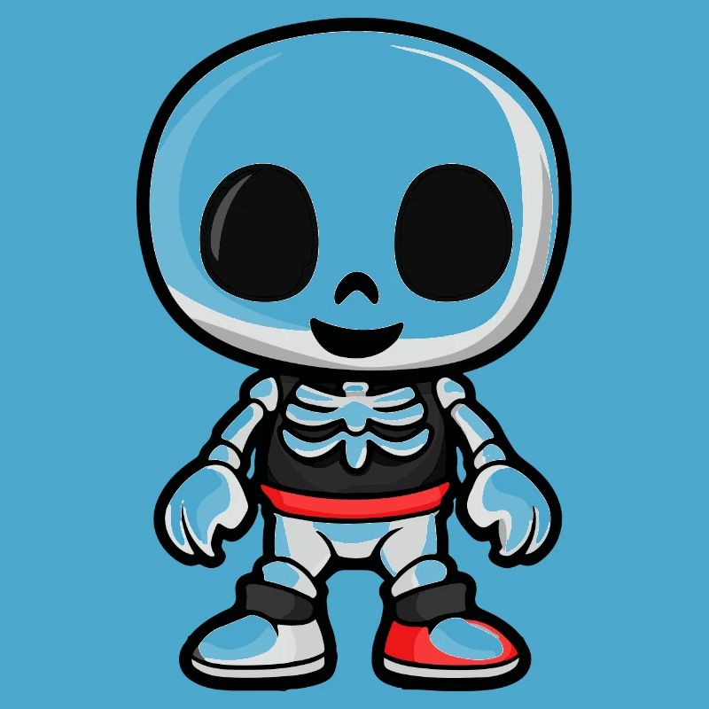 Skeleton Comic Halloween
