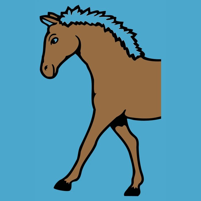 Half Horse Front Part Front Half Front Goes
