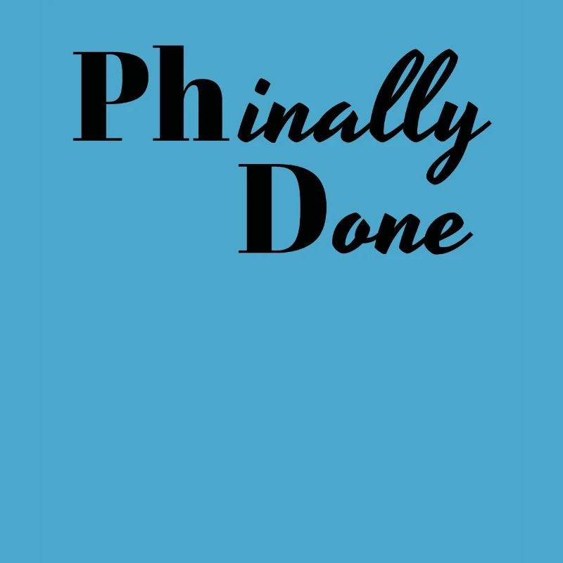 Phinally Done PhD Geschenk