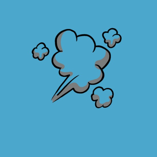 The fart - cartoon cloud' Lunchbox | Spreadshirt