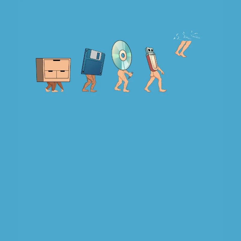 Cloud Computing Evolution - Gift Idea for Nerd