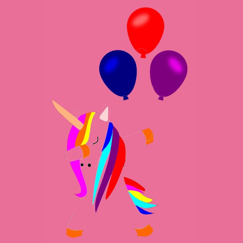 dabbing unicorn, dabbendes Einhorn Einhörner