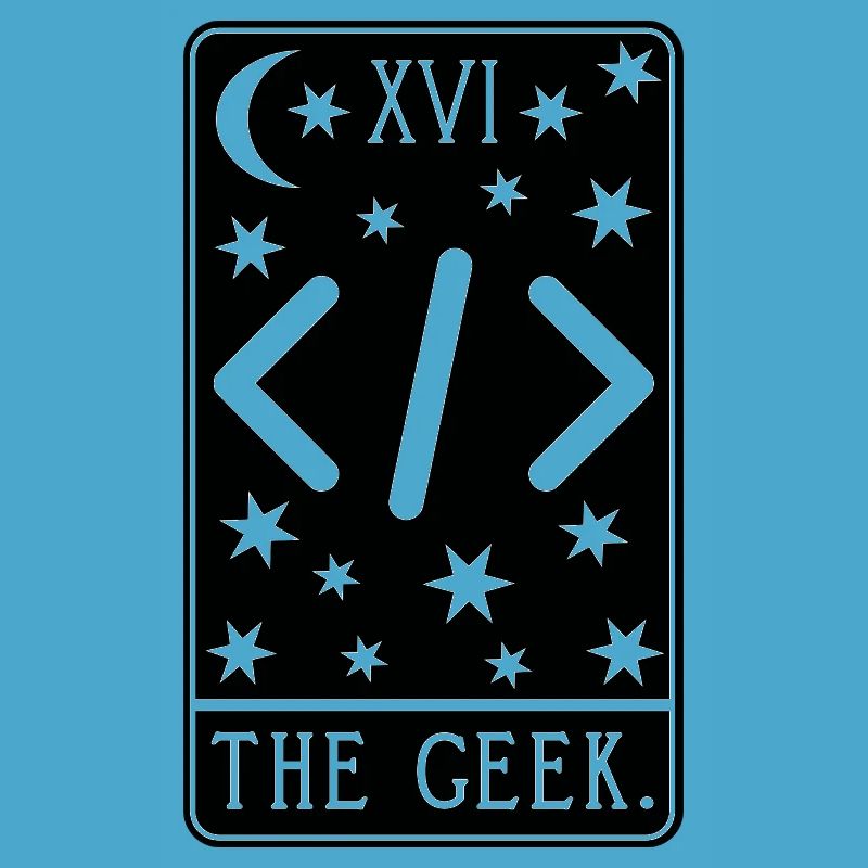 Carte de Tarot Programmeur - Code de développeur Coding Geek
