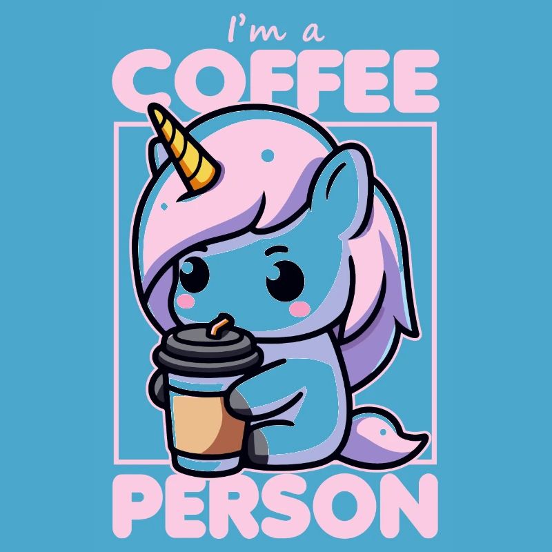 Ich bin ein Kaffeemensch Einhorn