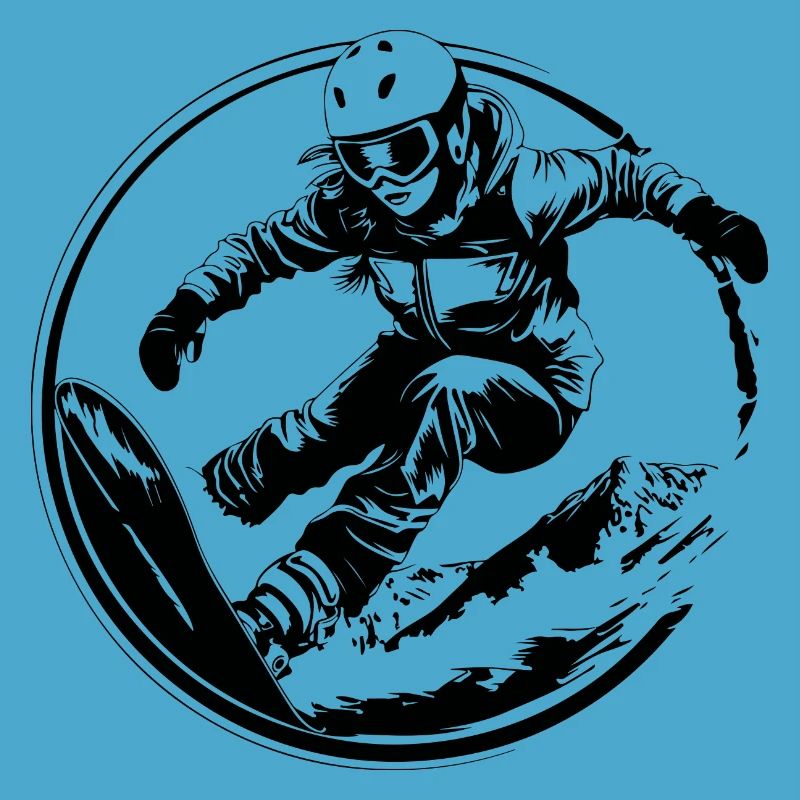 Snowboarder Silhouette