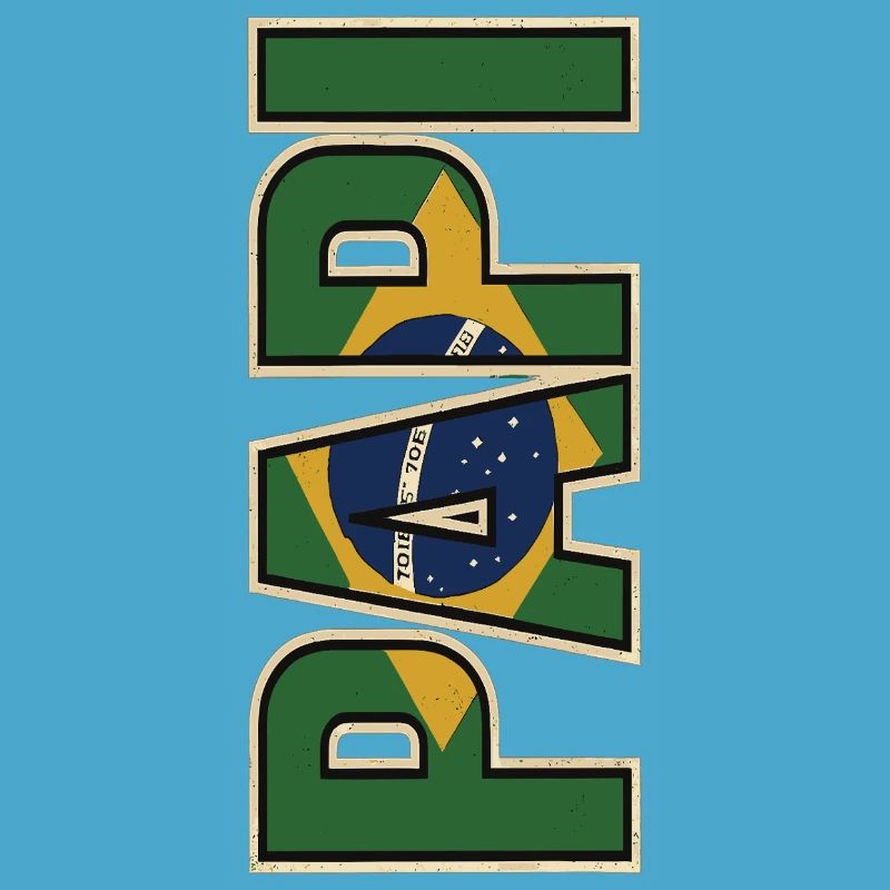 PAPI Brasil – Style rétro avec drapeaux