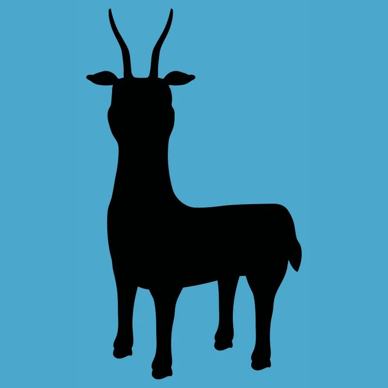 silhouette Antilope Letschwe