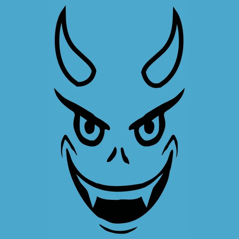 Face Evil Devil Design
