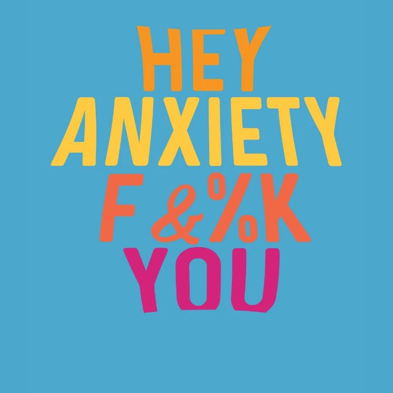 Hey Angst Ängstlich oder ängstlich. Geschenk