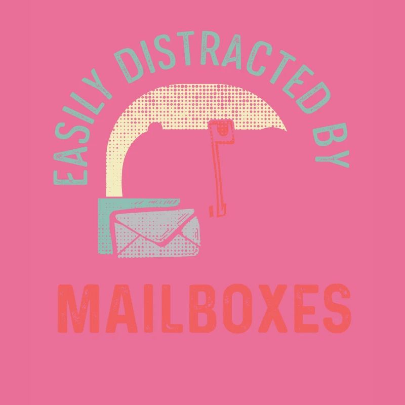 Distracted by mailboxes Committed worker Ges