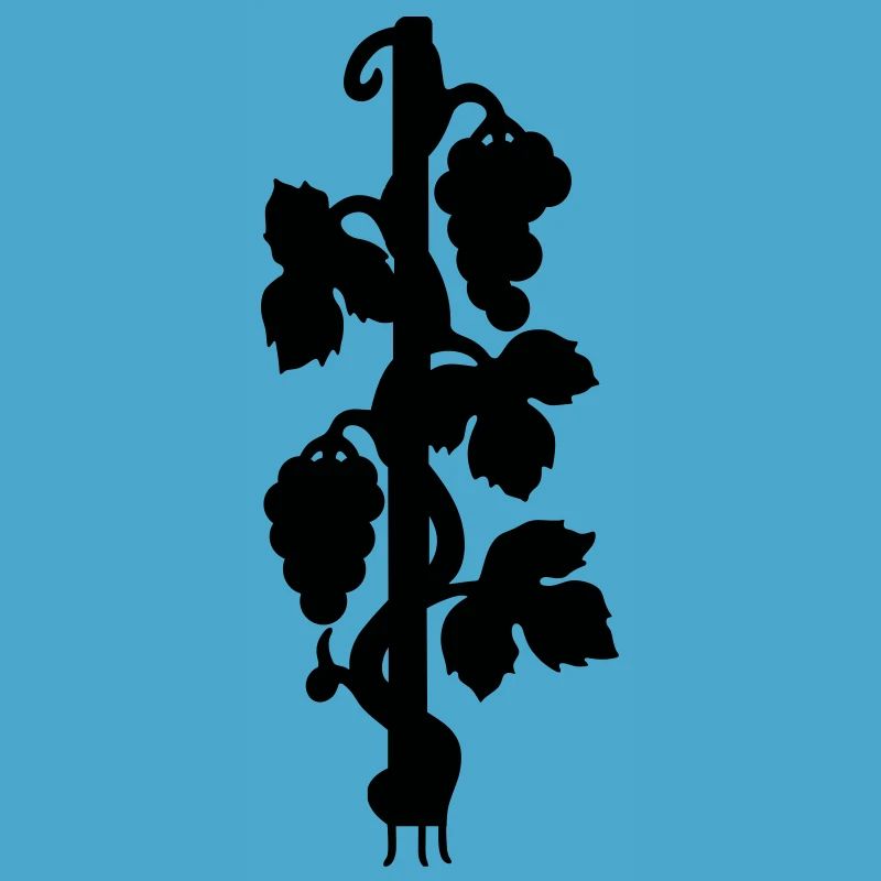 Silhouette Berries Vine Grapes Gift Idea