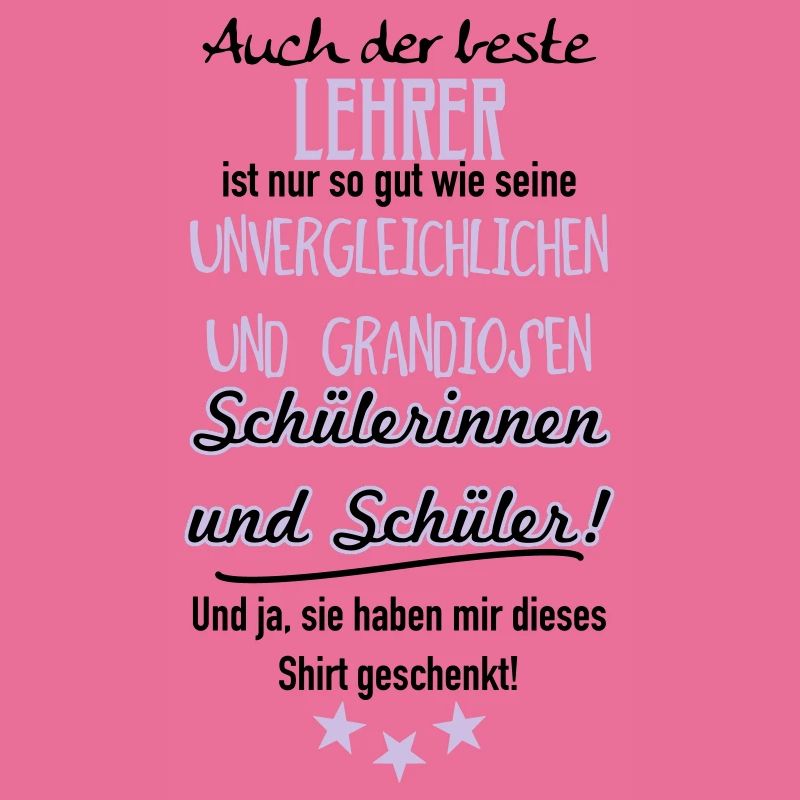 Bester Lehrer Shirt