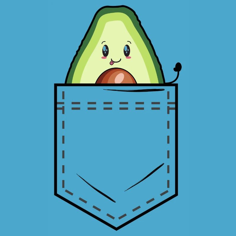 Poche chemise avec avocat