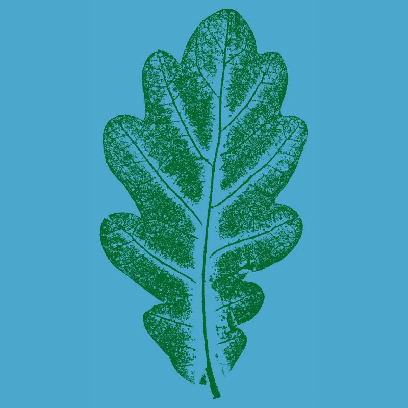 Oak Leaf Green - Monocolor - Leaf/Oak/ Tree